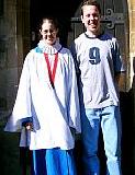 Changeover in Head Chorister 2004